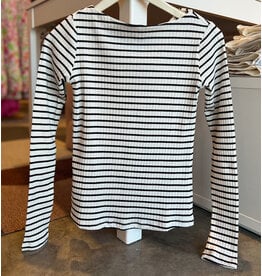SANCTUARY KYREN L/S BOATNECK T-SHIRT