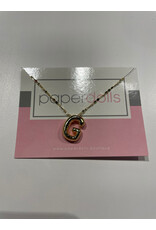 MILIA INITIAL BUBBLE NECKLACE