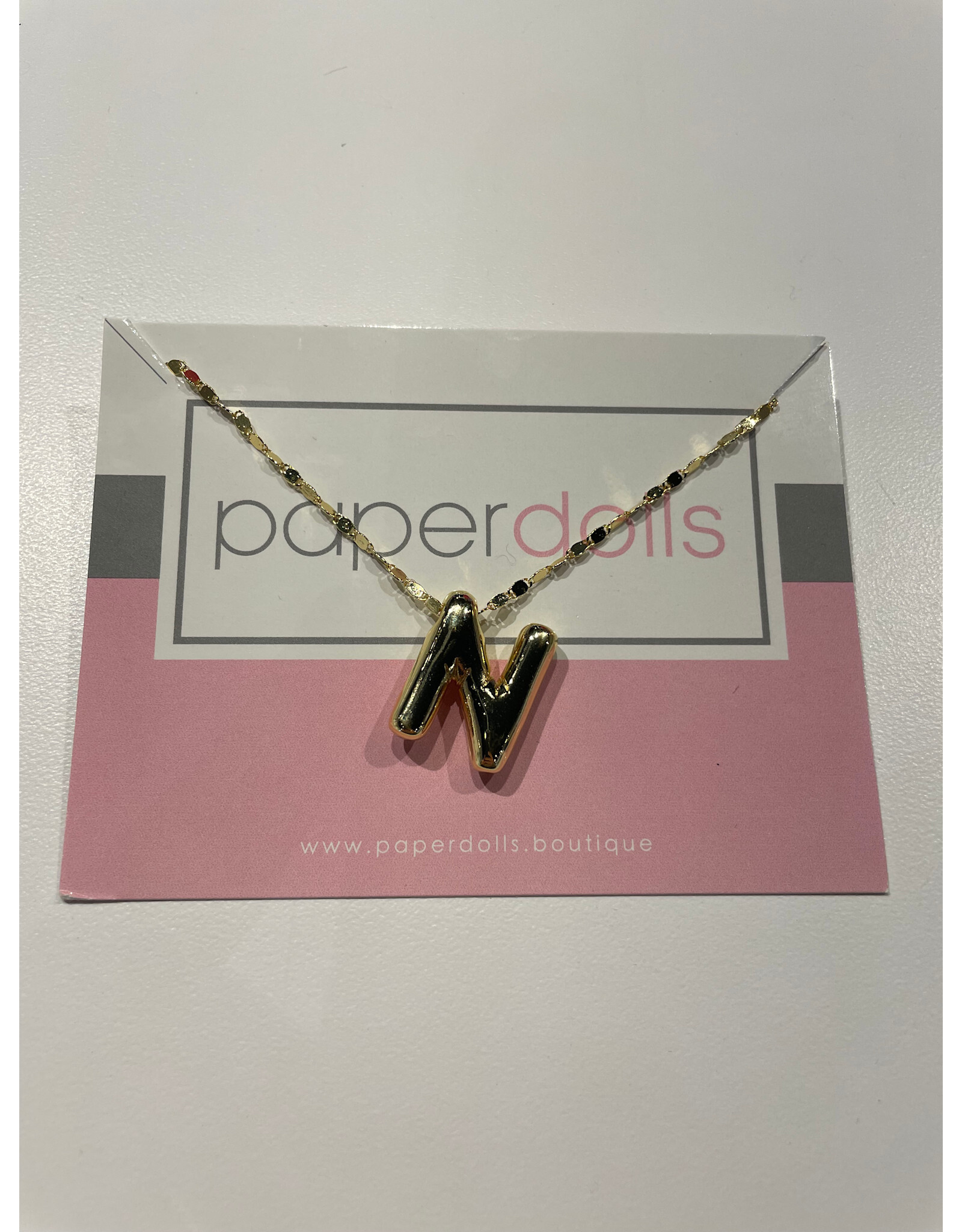 MILIA INITIAL BUBBLE NECKLACE