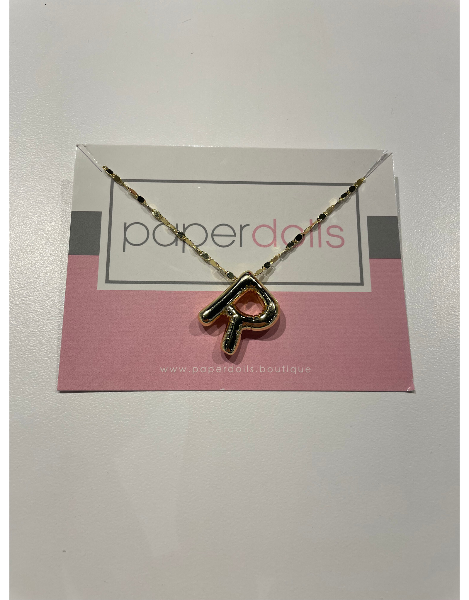 MILIA INITIAL BUBBLE NECKLACE