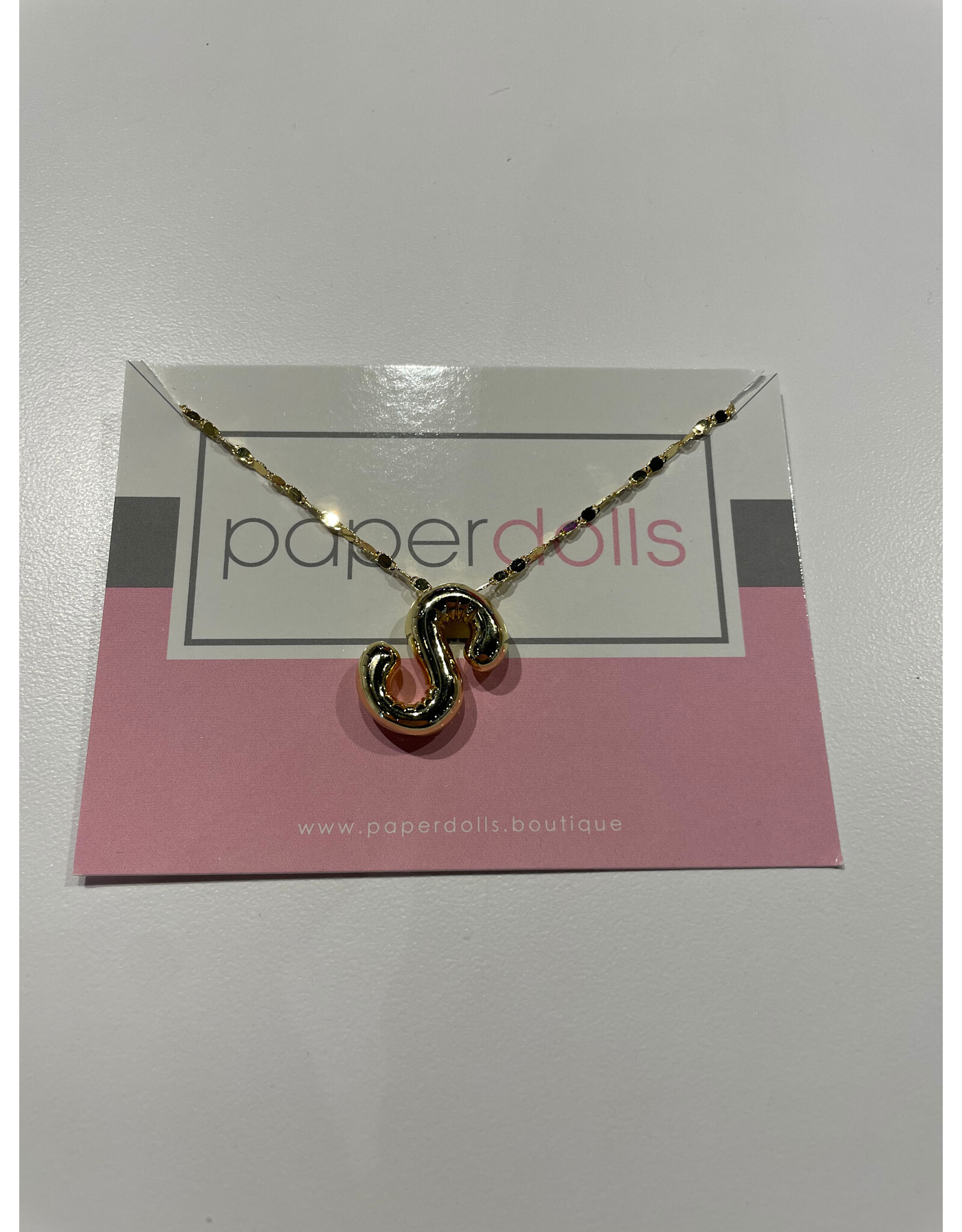 MILIA INITIAL BUBBLE NECKLACE
