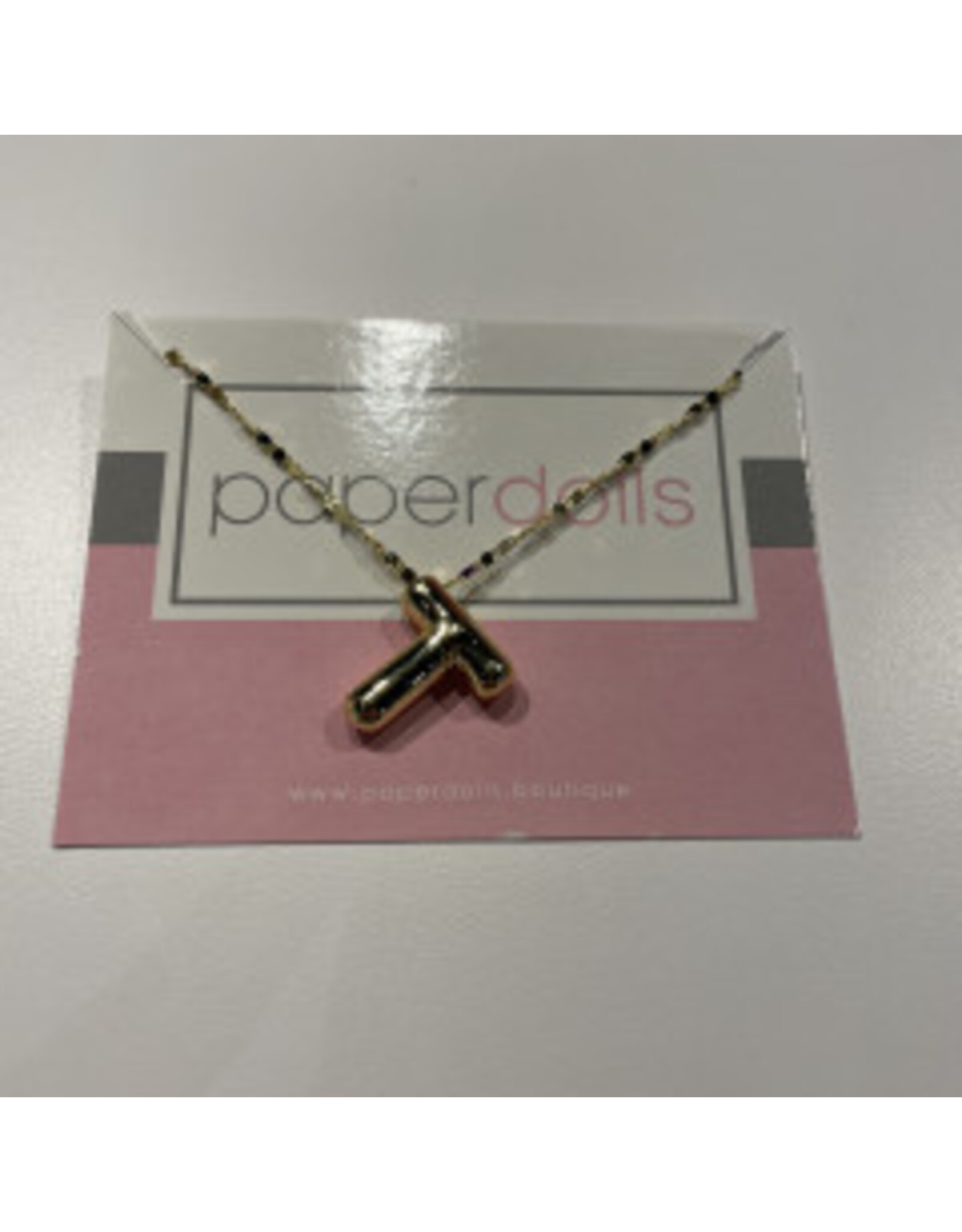 MILIA INITIAL BUBBLE NECKLACE