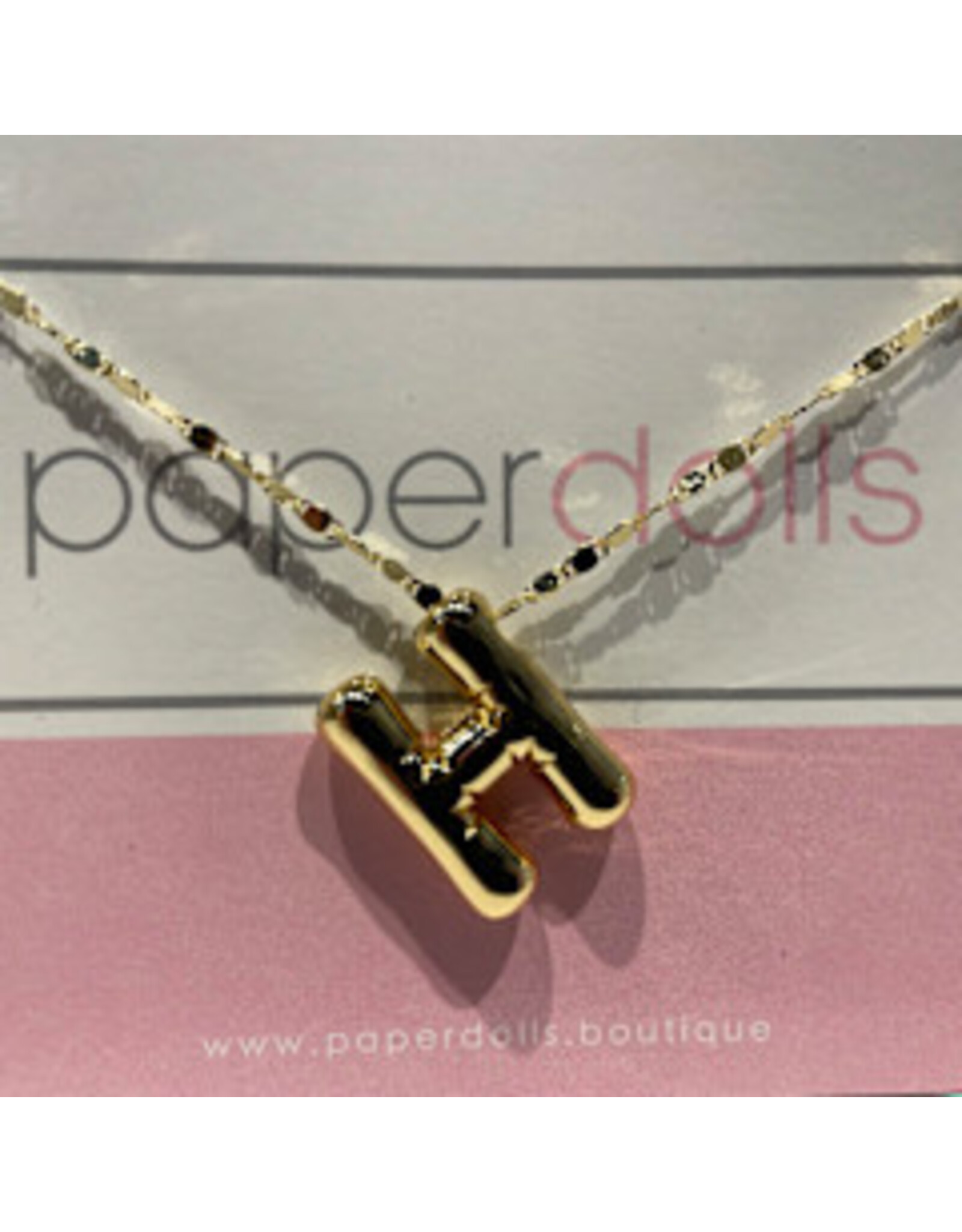 MILIA INITIAL BUBBLE NECKLACE