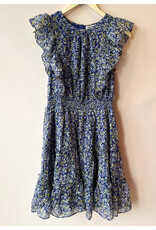 ZION FLORAL PRINT CHIFFON DRESS