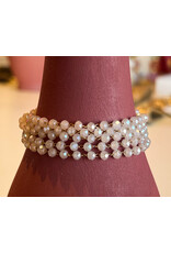 KREWE LAYERED BEADED BRACELET