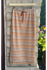 SADIE & SAGE GILDED SKY MIDI SKIRT