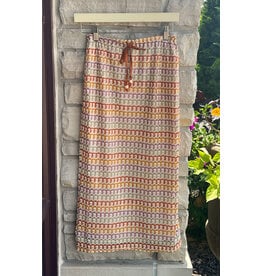 SADIE & SAGE GILDED SKY MIDI SKIRT