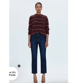 BRI H/R SLIM STRAIGHT DENIM