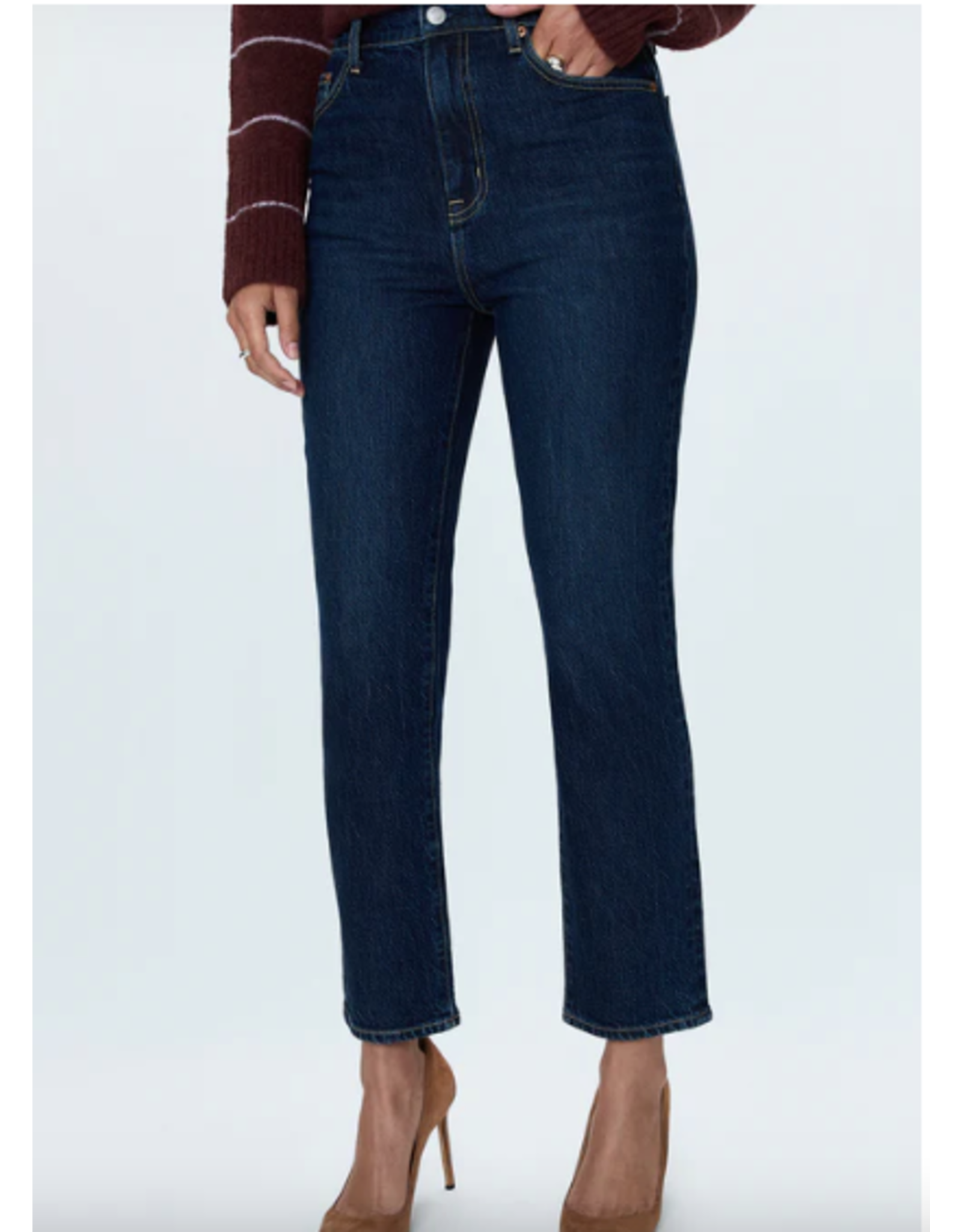 BRI H/R SLIM STRAIGHT DENIM