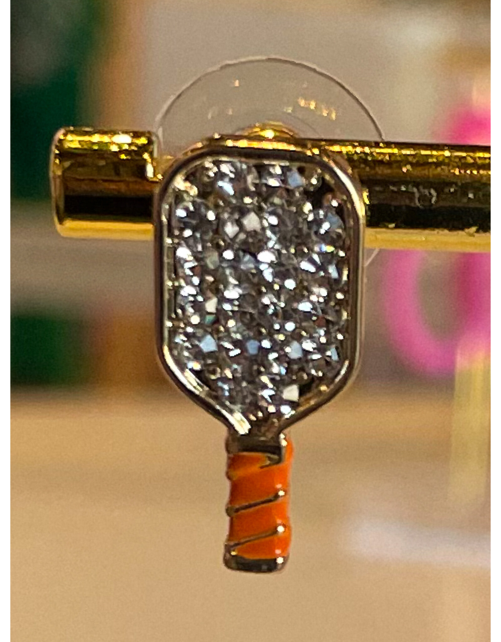 POPPI PAVE PICKLEBALL EARRING