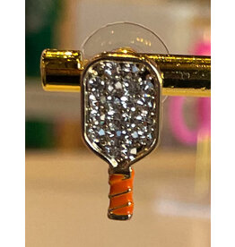 POPPI PAVE PICKLEBALL EARRING