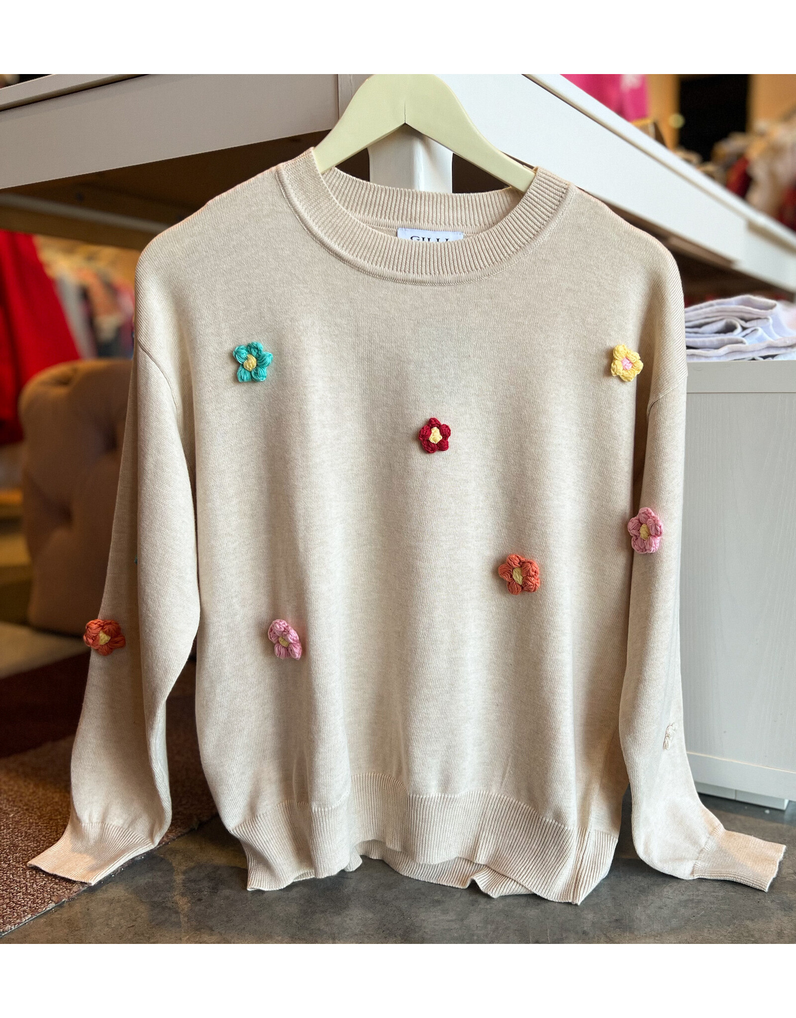 NATHAN FLORAL SWEATER