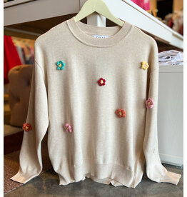 NATHAN FLORAL SWEATER