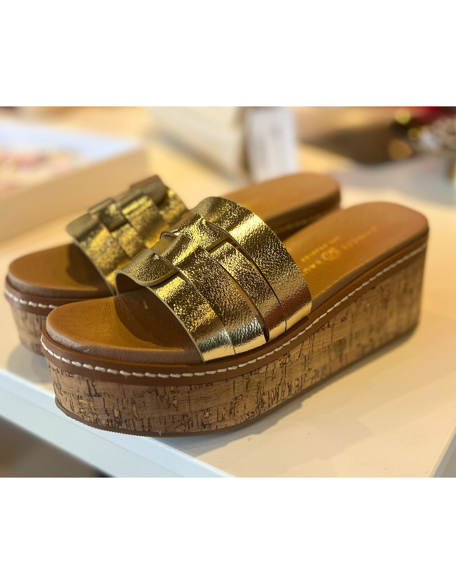 SERENNA METALLIC SANDAL