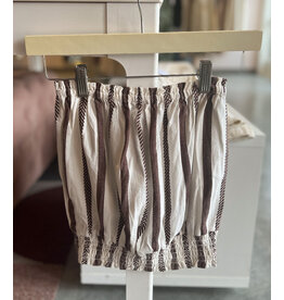 CABRIOLE SMOCKED TUBE TOP