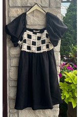 ROSARIO CHECKERED MINI DRESS