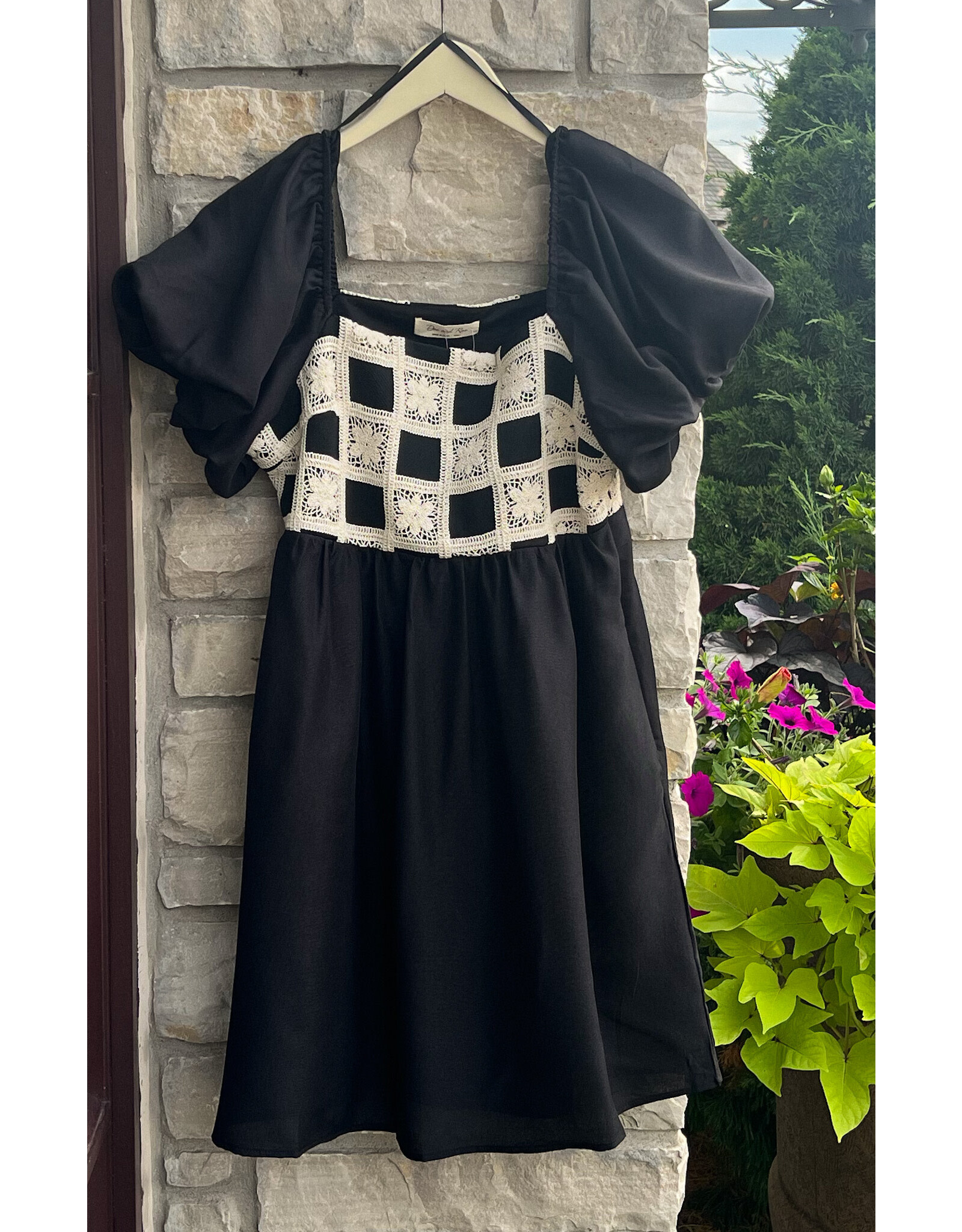 ROSARIO CHECKERED MINI DRESS