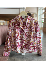 CANIKA CROPPED BUTTON FRONT L/S TOP