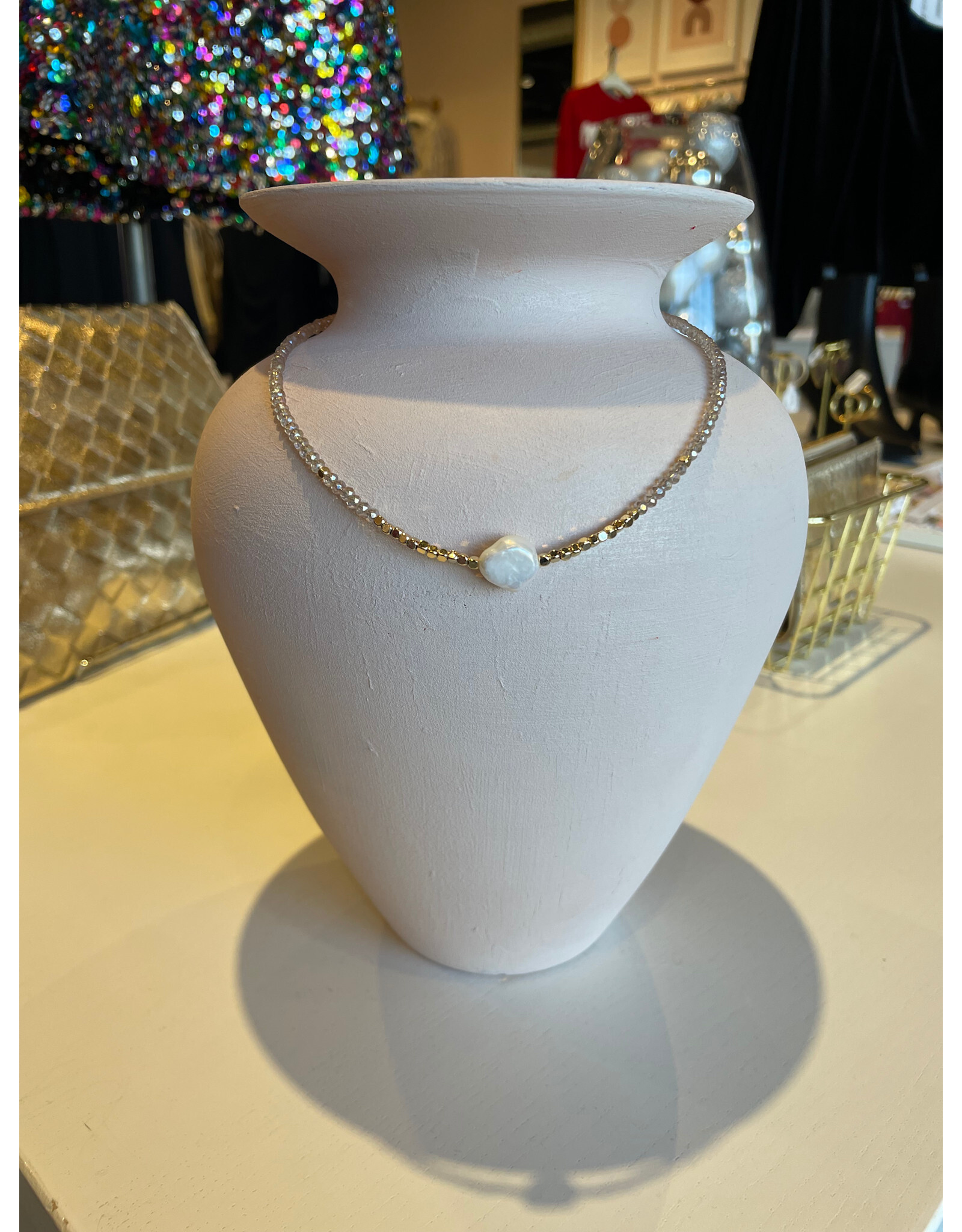 PATRA BEADED PEARL NECKLACE