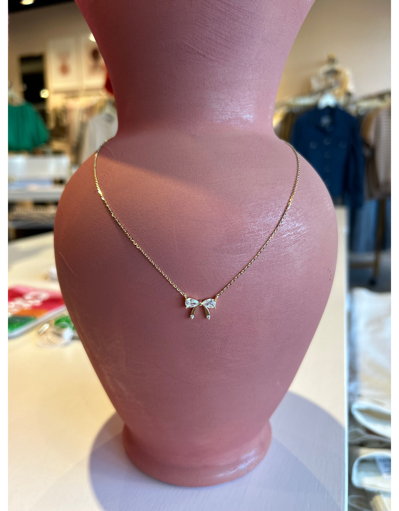 VIOLETTA BOW NECKLACE