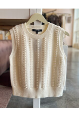 REMEDIOS TEXTURED SWEATER VEST