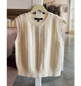 REMEDIOS TEXTURED SWEATER VEST