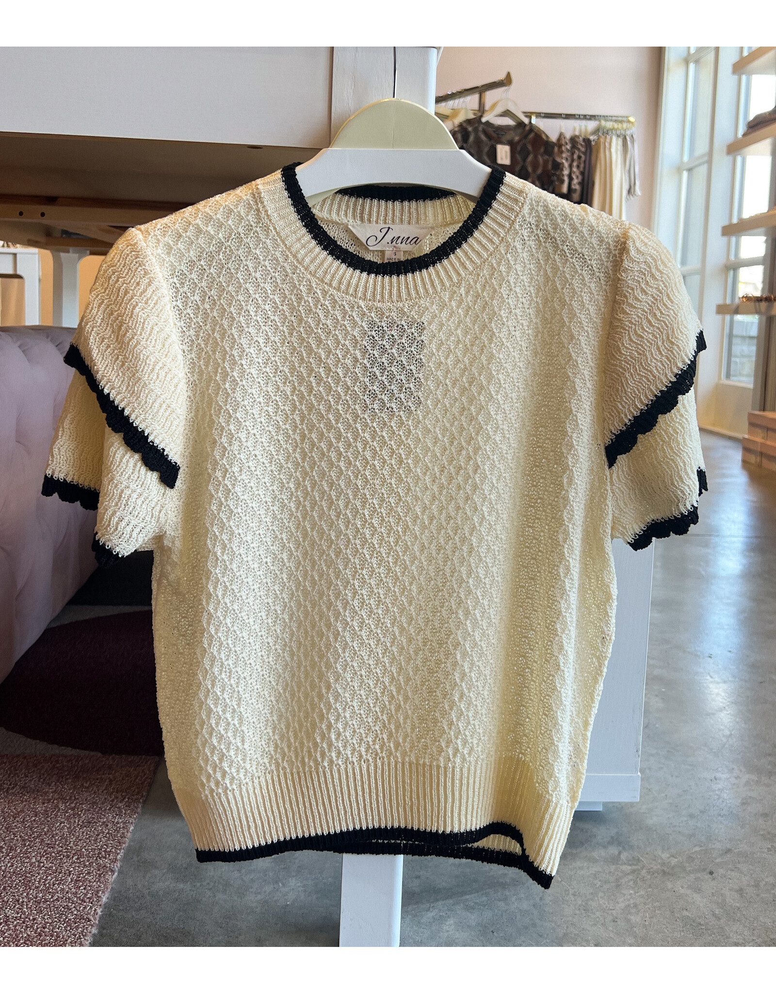 SALOMEA S/S KNIT TOP