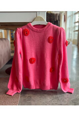 ASTORIA FLORAL PEARL SWEATER TOP