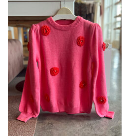 ASTORIA FLORAL PEARL SWEATER TOP
