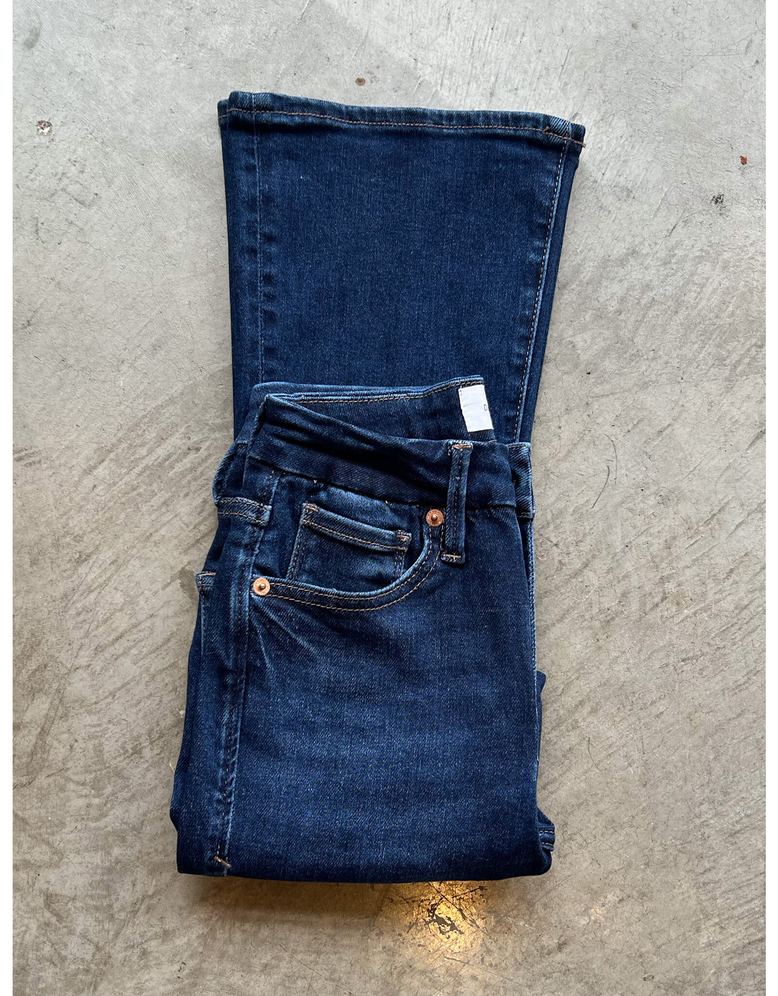 DEAR JOHN JEANNE HIGH RISE CROP FLARE DENIM