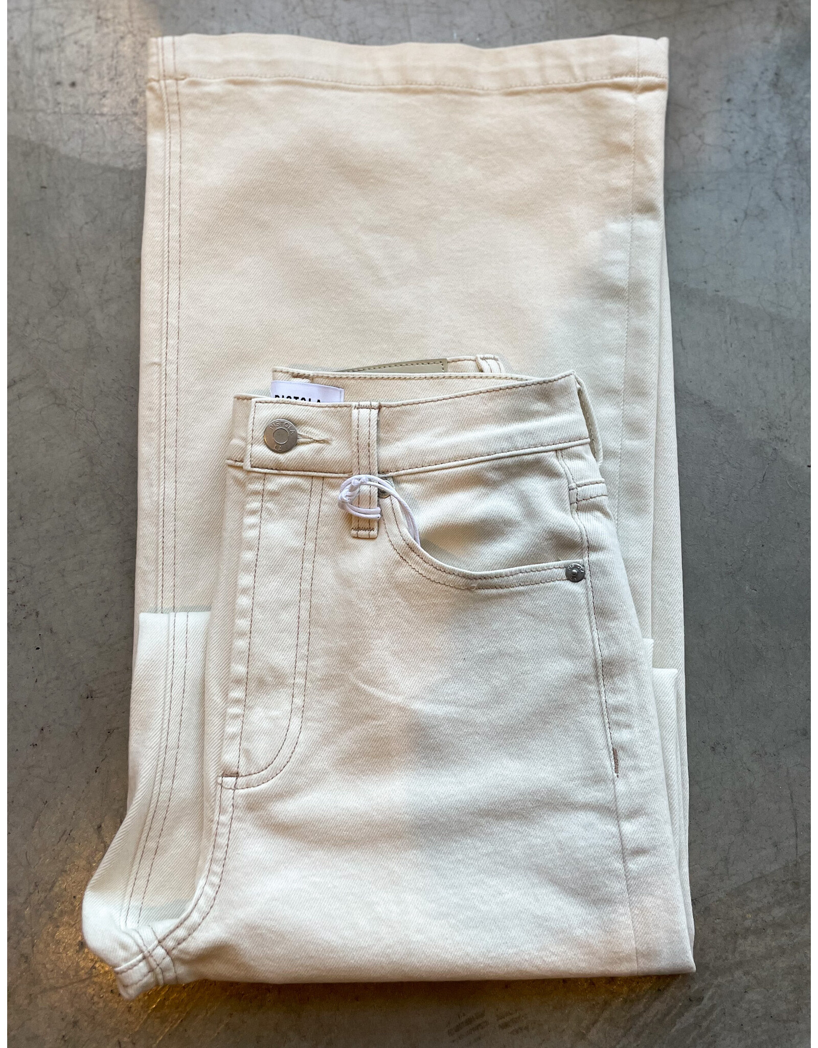 PISTOLA LANA CROP DENIM