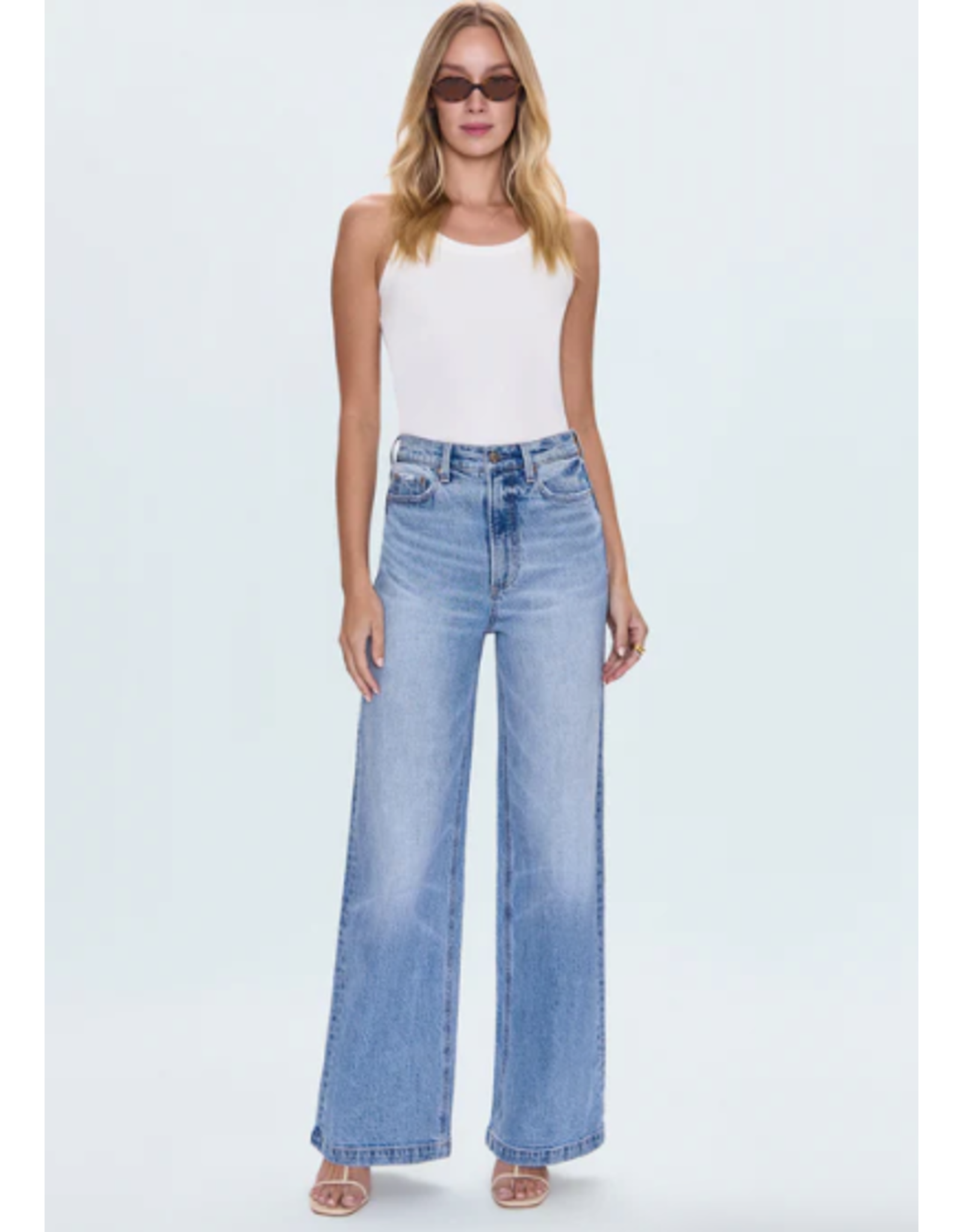 PISTOLA LANA CROP DENIM
