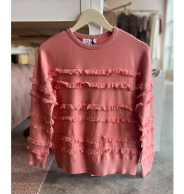 ORESTINA FRINGE CRWNK SWEATER