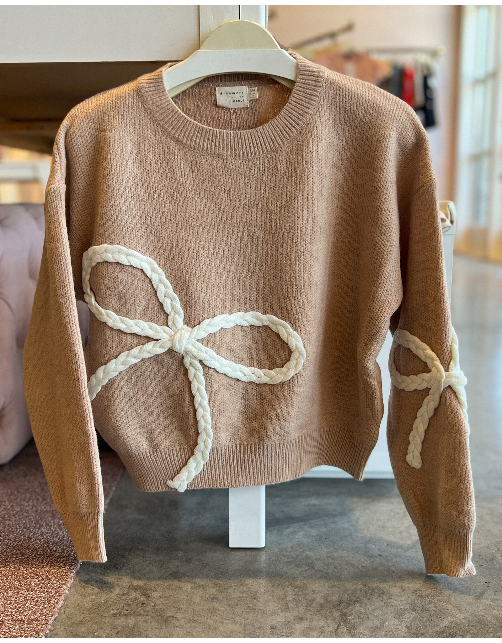 ZIGGY BOW DETAIL SWEATER