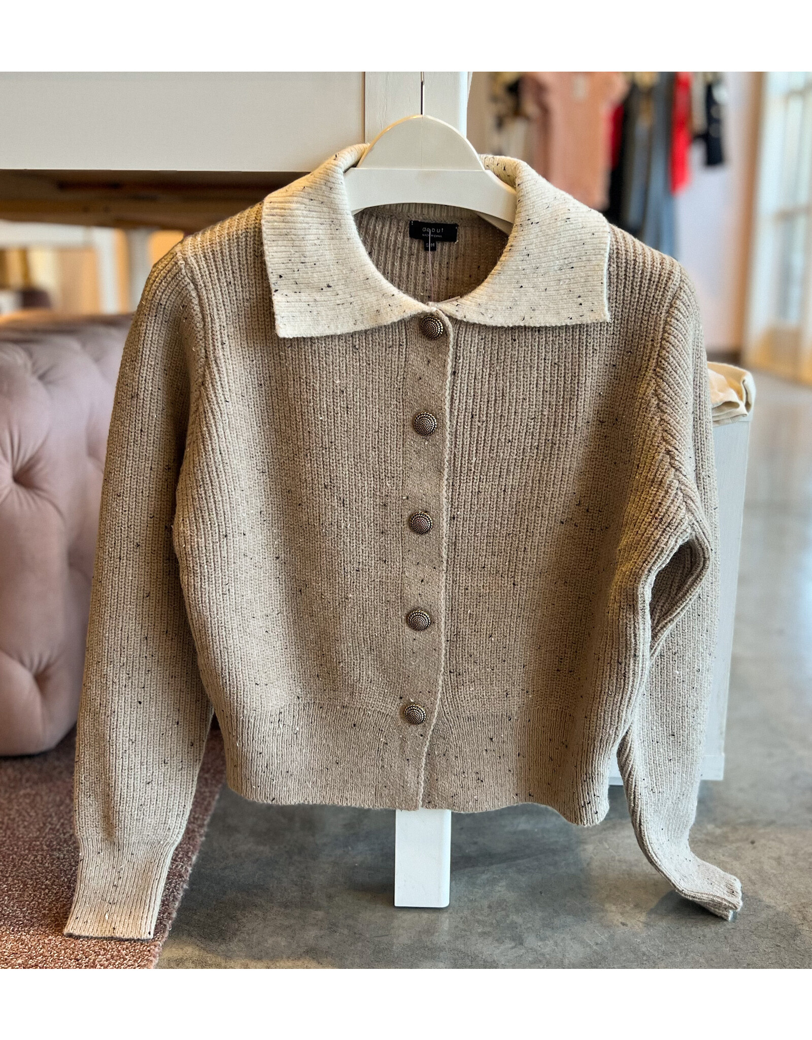 KENZO SPECKLED CARDIGAN