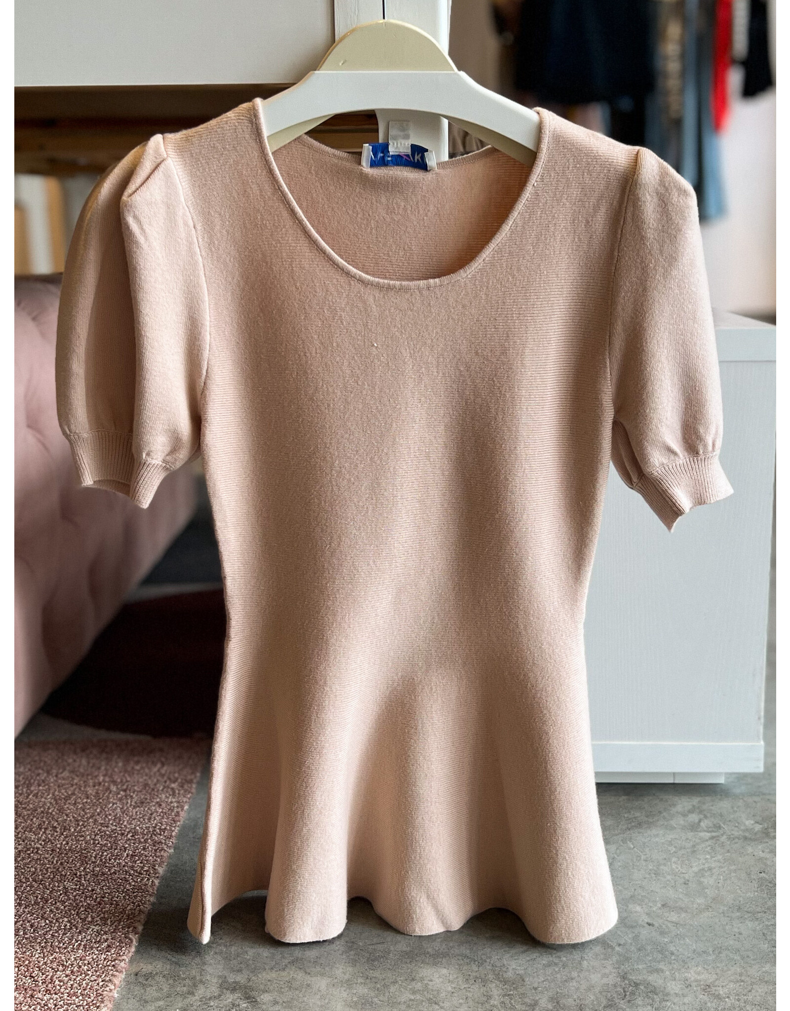 MCCOY PEPLUM SWEATER TOP