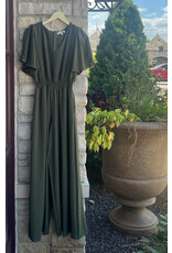 KOA FLOUNCE SLV JUMPSUIT
