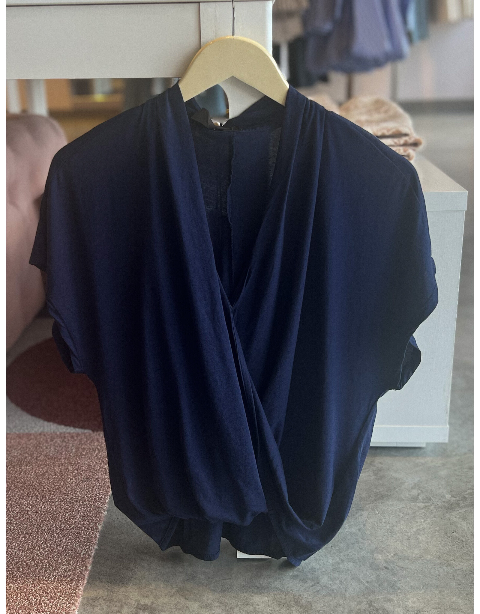 ONOANA SURPLICE DROP SHLDR TEE