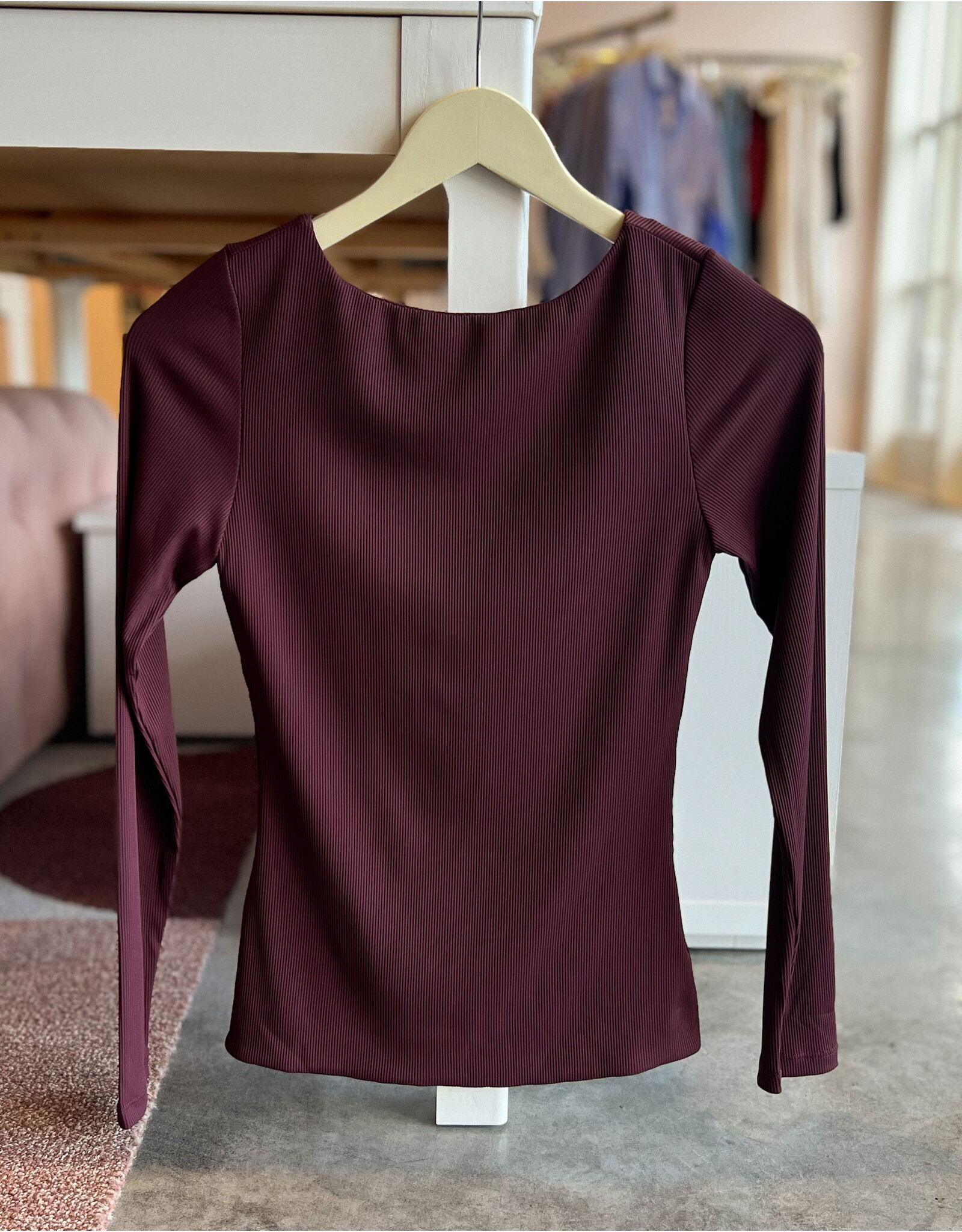 BRIVA RIB BOATNECK TOP
