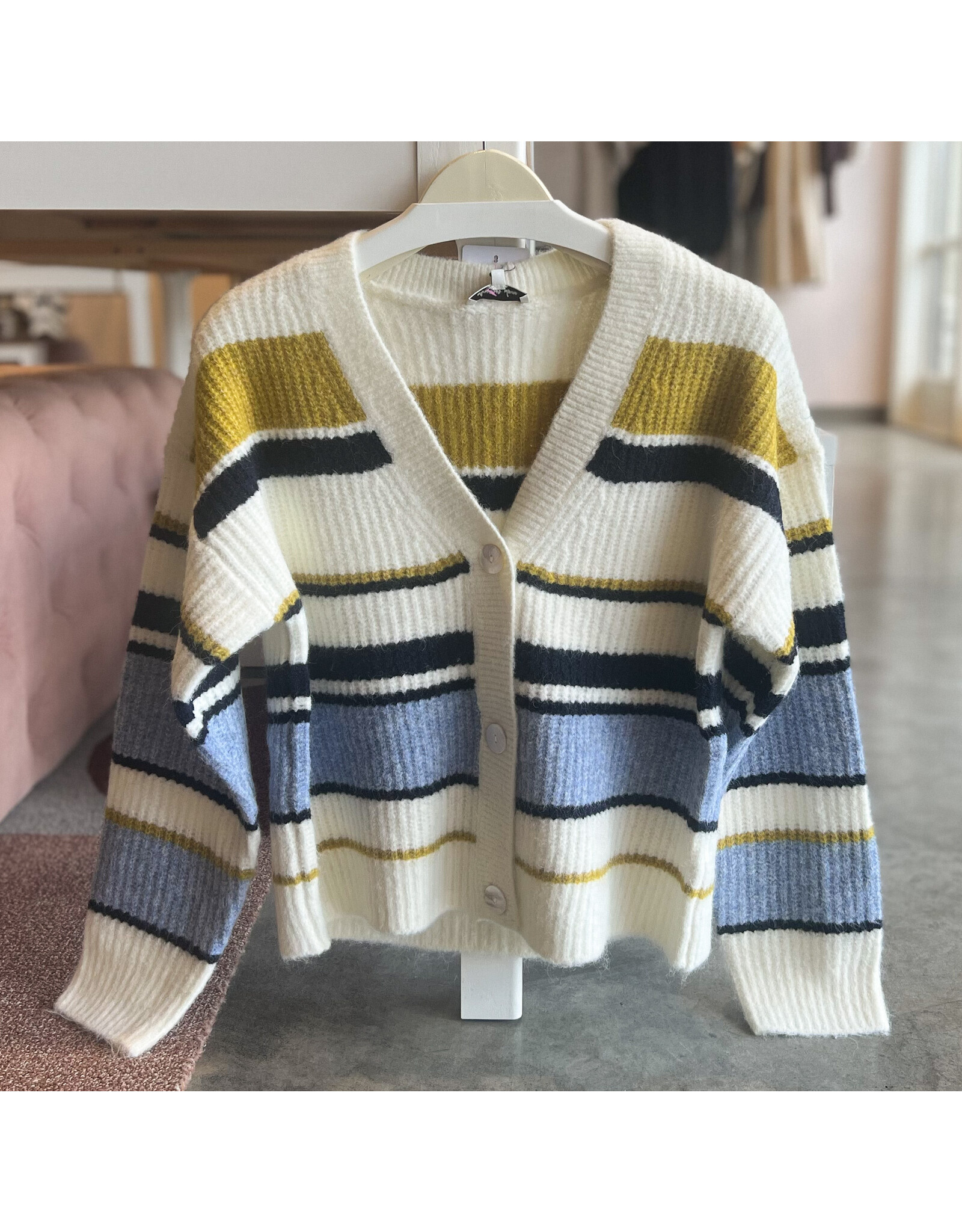 SASHA STRIPE CARDIGAN