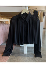 ZAIRE BUBBLE HEM CHIFFON TOP
