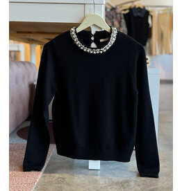 PETER PEARL DETAIL SWEATER TOP