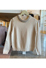 PETER PEARL DETAIL SWEATER TOP
