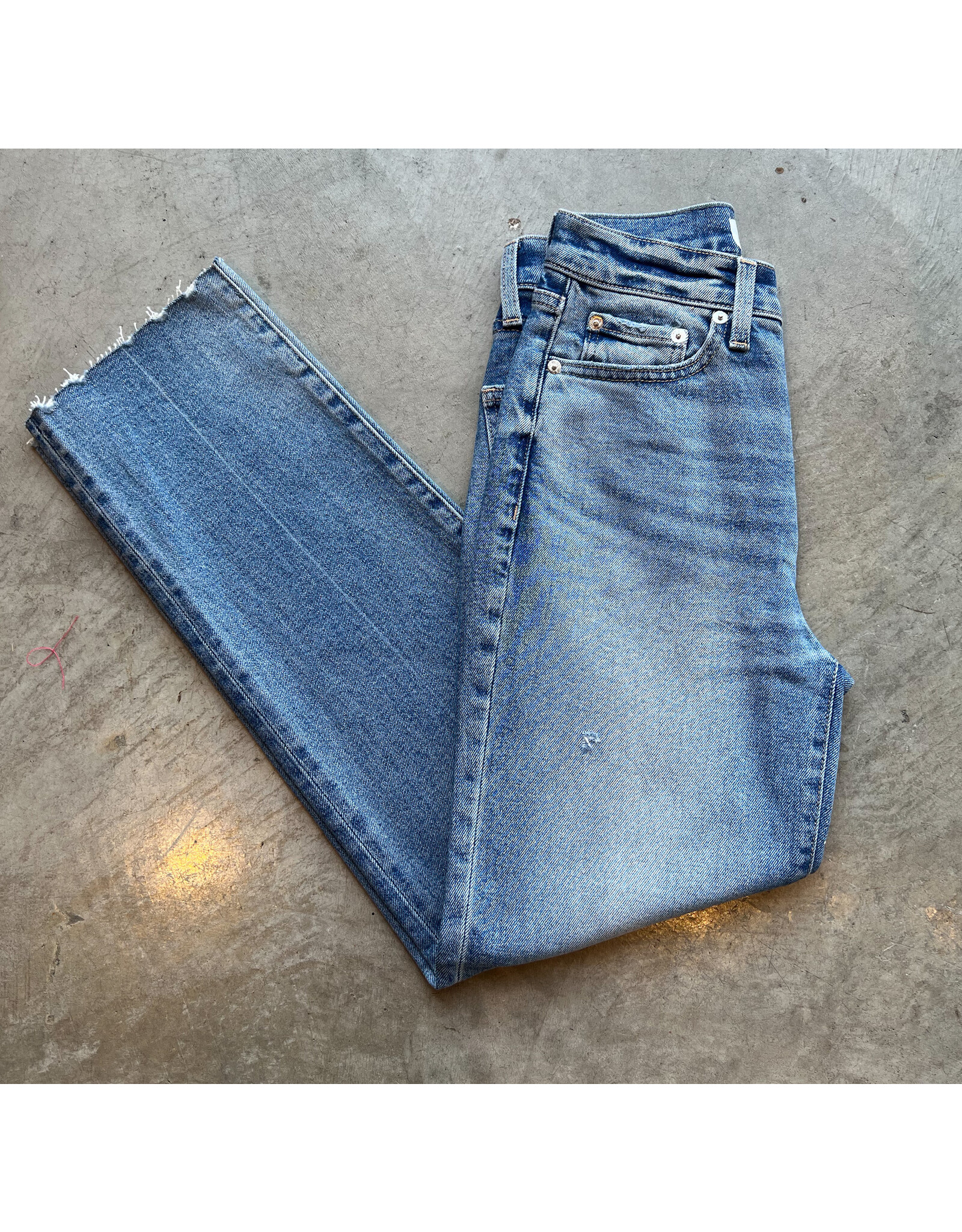 PISTOLA CHARLIE HIGH RISE STRAIGHT LEG DENIM