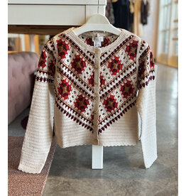 DIELE CROCHET CARDIGAN