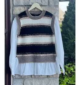 ELIO MULTI STRIPE TOP