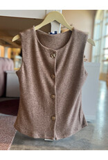 WESLEY GOLD BUTTONED VEST