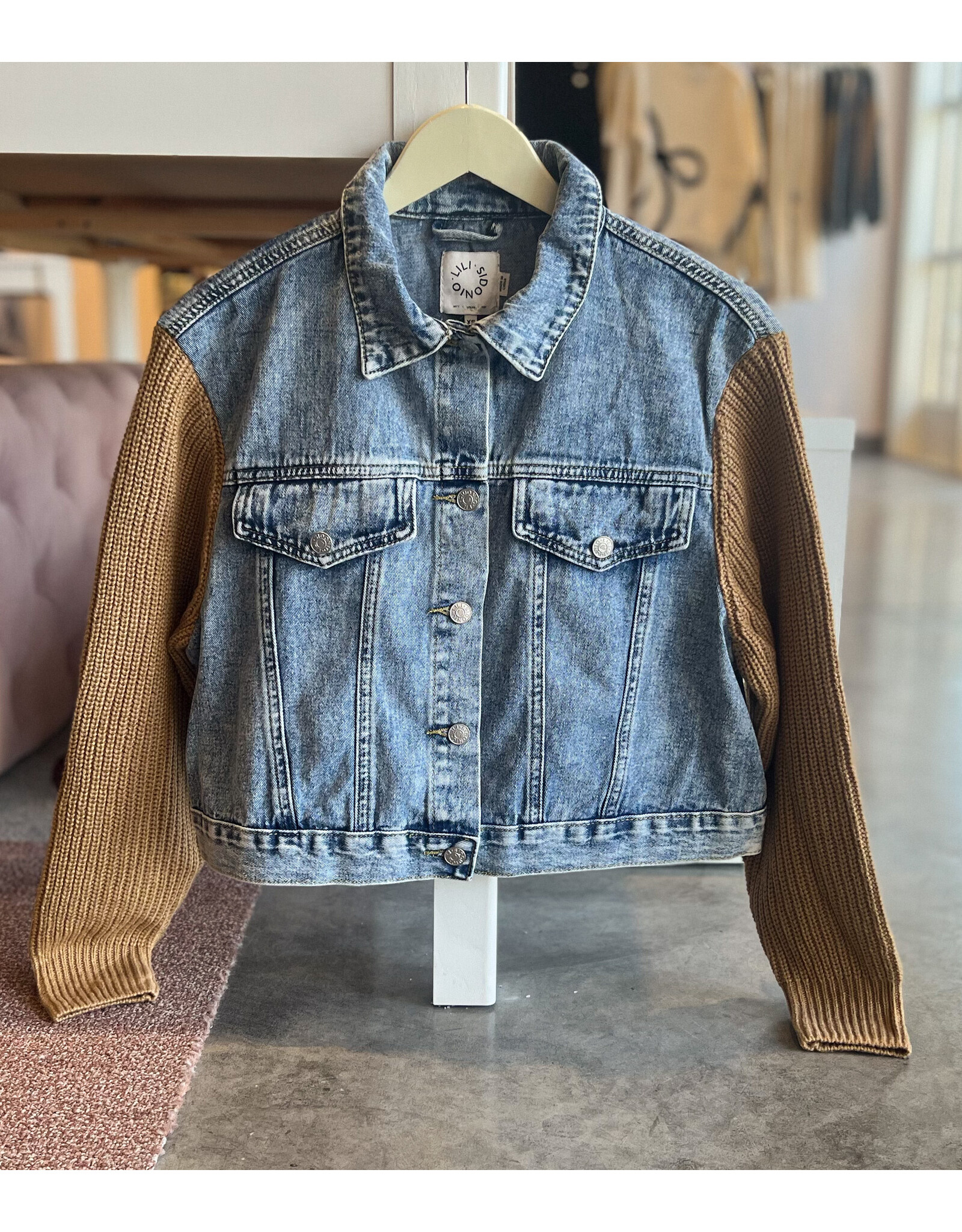 MOLLY BRACKEN CALOGERO WOVEN JACKET