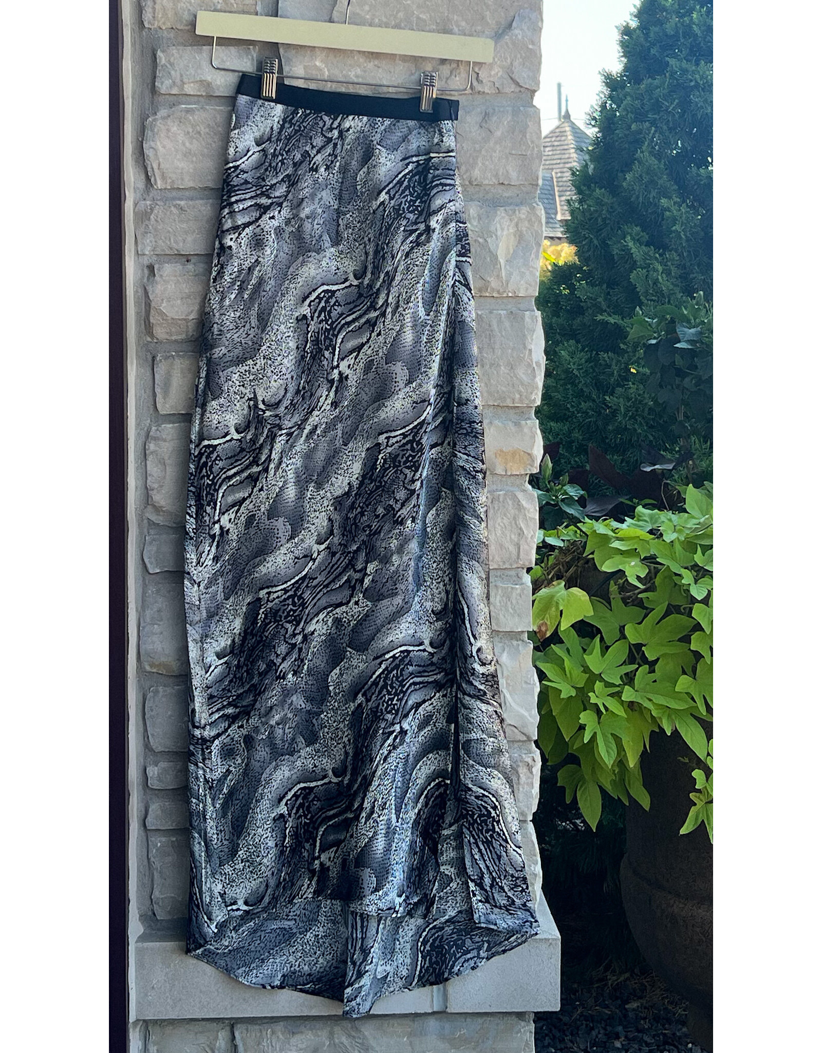 BISHOP + YOUNG BIAS CUT SLIP SKIRT