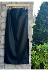 BISHOP + YOUNG COLETTE SIDE RUCHED MIDI SKIRT